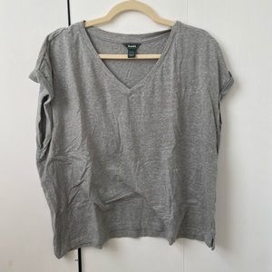 v neck with big sleeves